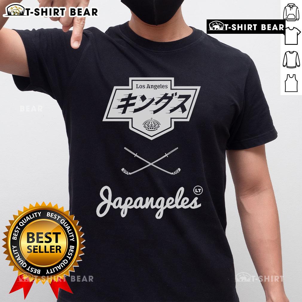 Official Los Angeles Kings Japangeles T Shirt Official Los Angeles Kings Japangeles T-Shirt featuring vibrant graphics and team colors, perfect for fans.