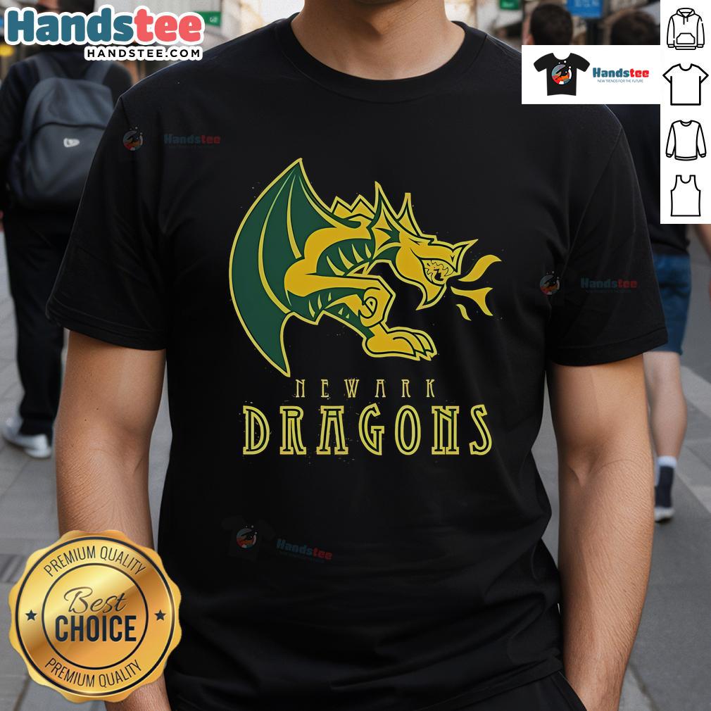 Official Newark Dragons T Shirt Official Newark Dragons T-Shirt featuring vibrant team colors and logo, perfect for fans and supporters.