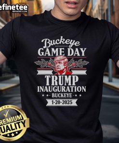 Official Ohio Donald Trump Inauguration Day 2025 T-Shirt featuring patriotic design and bold graphics for supporters.