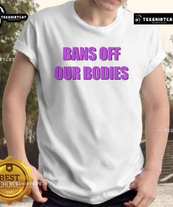 Official Olivia Rodrigo Bans Off Our Bodies T-Shirt featuring bold text and vibrant design, perfect for fans and activists.