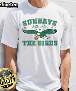 Official Sundays Are For The Birds Est 1933 T-Shirt featuring a vintage design, perfect for bird lovers and casual wear.