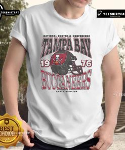 Alt Text: Official Tampa Bay Buccaneers Classic Team Helmet T-Shirt featuring the iconic Buccaneers logo and vibrant team colors.