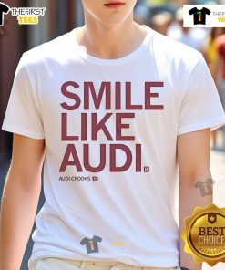 Official Tommy Birch Smile Like Audi T-Shirt featuring a stylish design and vibrant colors for car enthusiasts.