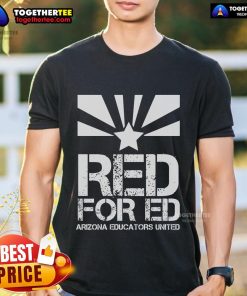 Official Vintage Red For Ed Arizona T-Shirt showcasing retro design and vibrant colors perfect for Arizona fans.