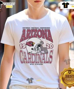 Original Arizona Cardinals Classic Team Helmet T-Shirt featuring the iconic team helmet design in vibrant colors.
