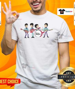 Original Britain Music Icon Doodle T-Shirt featuring vibrant music-themed graphics and a stylish, casual design.