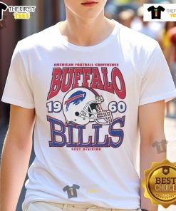 Original Buffalo Bills classic team helmet T-shirt showcasing iconic design for fans and collectors.