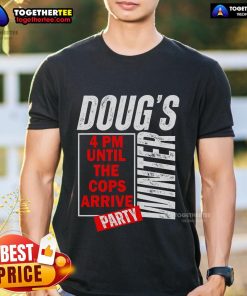 Premium Dougs Winter Party February T-Shirt featuring festive graphics and cozy design for seasonal celebrations.