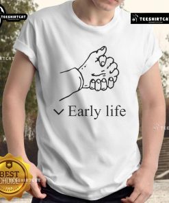 Premium Fight Back Podcast Early Life T-Shirt featuring a bold graphic design and vibrant colors for fans of the show.