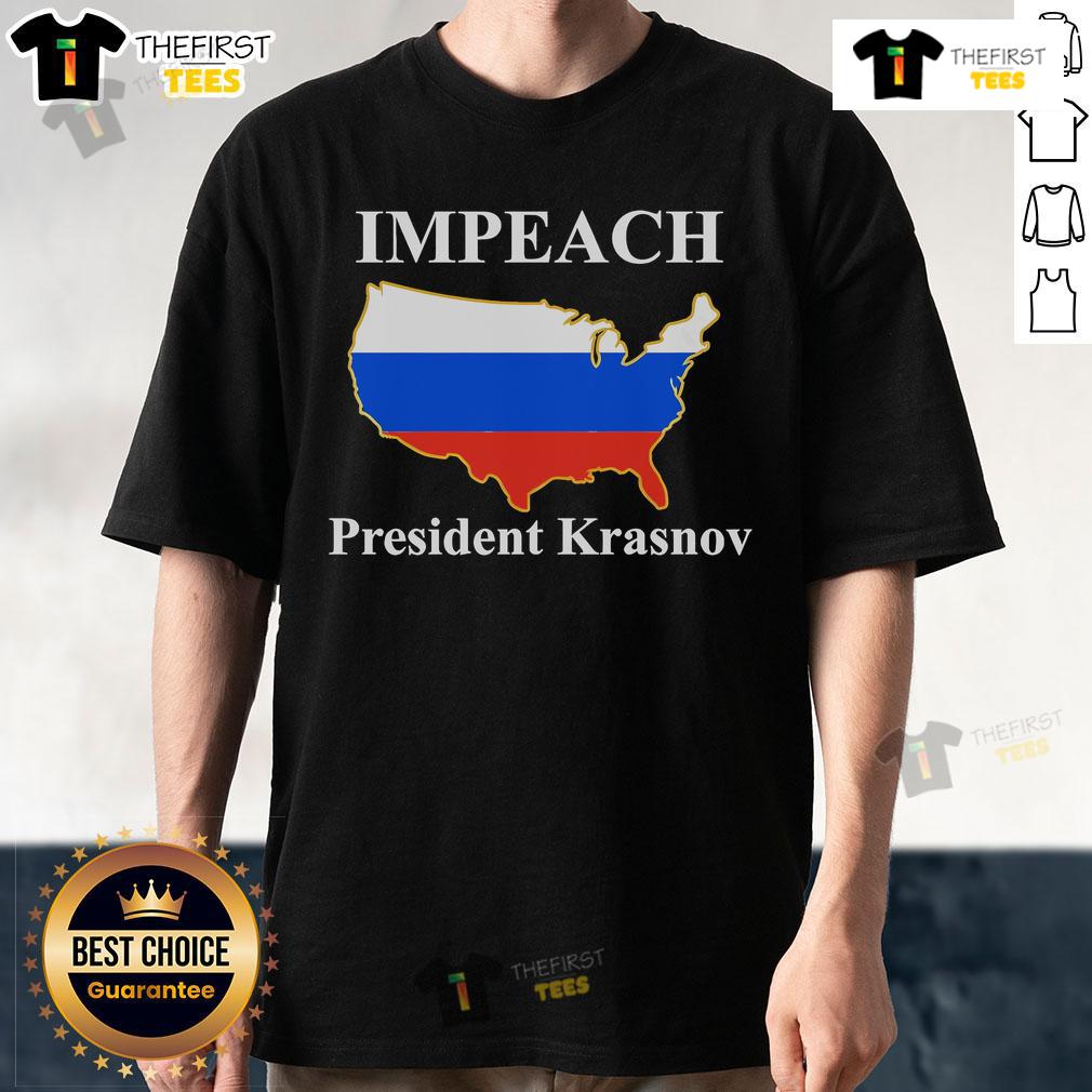 Premium Impeach President Krasnov Kgb Agent Russian Spy T Shirt Premium Impeach President Krasnov KGB Agent Russian Spy T-Shirt featuring bold graphic design and unique political statement.