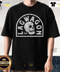 Premium Lagwagon Skull 1989 T-Shirt featuring a bold skull graphic, perfect for punk rock fans and collectors.
