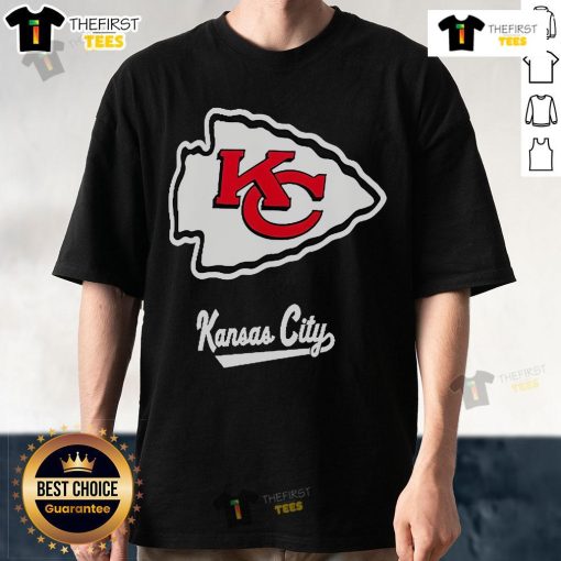 Premium Nike Dri-Fit NFL Kansas City Chiefs T-Shirt in red, featuring team logo and breathable fabric for comfort.