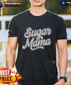 Premium Sugar Glider Sugar Mama Mom T-Shirt featuring a cute sugar glider graphic, perfect for pet lovers and moms.