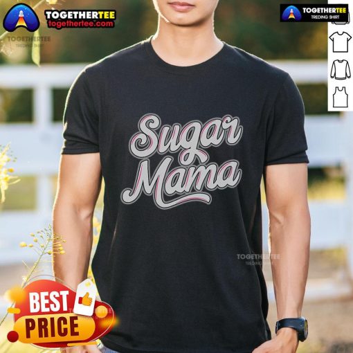 Premium Sugar Glider Sugar Mama Mom T-Shirt featuring a cute sugar glider graphic, perfect for pet lovers and moms.