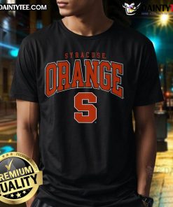 Premium Syracuse Orange Classic Logo T-Shirt featuring bold orange logo on navy fabric, perfect for fans and casual wear.