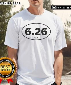 Top 6 26 Yak T-Shirt featuring a vibrant yak graphic, perfect for animal lovers and casual wear enthusiasts.