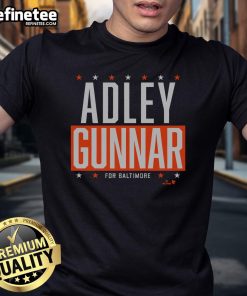 Top Adley-Gunnar for Baltimore T-shirt featuring bold graphics and vibrant colors, perfect for fans of the Baltimore sports scene.