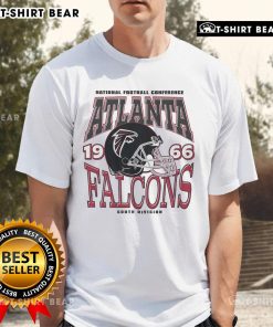 Atlanta Falcons Classic Team Helmet T-Shirt featuring iconic logo, perfect for fans and casual wear.
