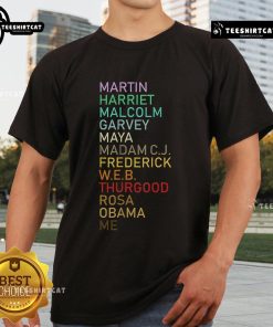 Top Black History Month Black Leader's T-Shirt featuring powerful quotes and vibrant designs celebrating African American leaders.