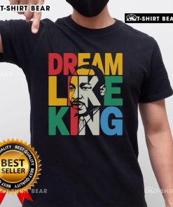 Top Black History Month T-Shirt featuring a dream-like design of an African leader inspired by Martin Luther King Jr.