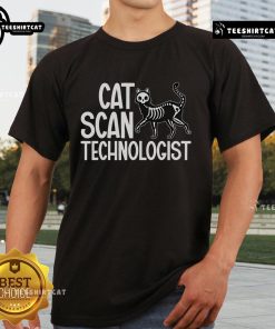Top Cat Scan Technologist CT Tech T-Shirt featuring a playful design for computed tomography professionals.