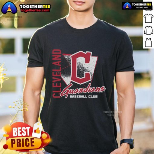 Top Cleveland Guardians Side Arm Baseball Club T-Shirt featuring bold team logo and stylish design for fans.
