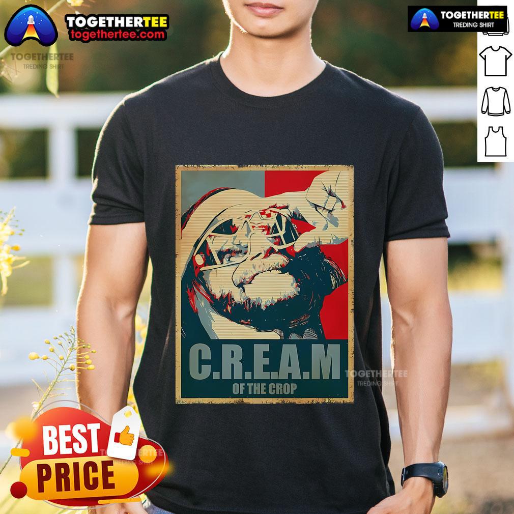 Top Cream Of Crop Oh Yeah T Shirt Alt Text: Top Cream Of Crop Oh Yeah T-Shirt in vibrant colors, featuring a bold graphic design and stylish fit for casual wear.