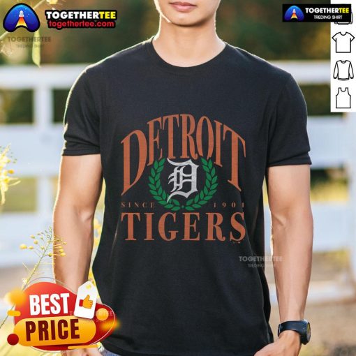 Top Detroit Tigers Pitchout Since 1901 T-Shirt featuring iconic team colors and vintage design for baseball fans.