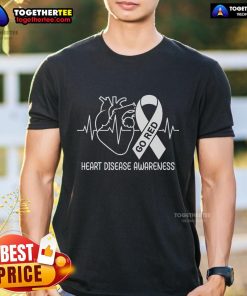 Top Go Red For Heart Disease Awareness T-Shirt featuring a bold red design promoting heart health and wellness.