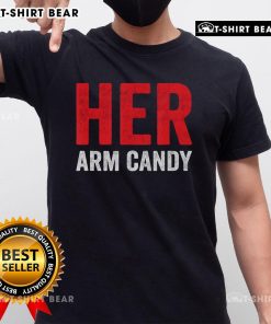 Trendy 'Top Her Arm Candy' T-Shirt displayed on a mannequin, perfect for casual outfits and fashion enthusiasts.