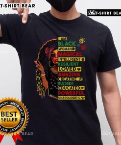 Top I Am Black History African Black History Month T-Shirt featuring bold text and vibrant colors celebrating Black heritage.