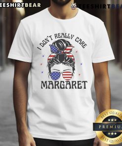 Alt Text: Top I Don't Really Care Margaret Messy Bun T-Shirt featuring a stylish design and casual fit for everyday wear.