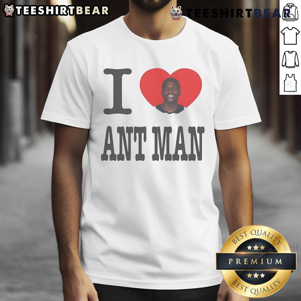 Top I Love Ant Man T Shirt Top I Love Ant Man T-Shirt featuring a vibrant design and superhero graphics, perfect for Marvel fans and collectors.