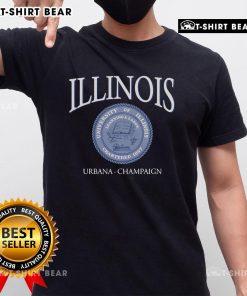 Top Illinois Fighting Illini Learning and Labor Urbana Champaign T-Shirt featuring vibrant team colors and logo design.