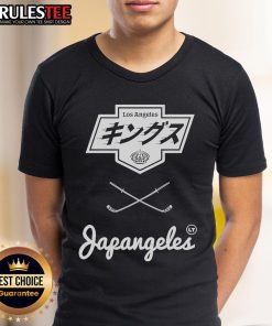 Top Los Angeles Kings Japangeles T-Shirt featuring bold graphics and vibrant colors for fans of the NHL team.
