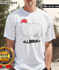 Top Maga Sheep T-Shirt featuring a bold graphic design of a sheep with MAGA slogan, perfect for political apparel.