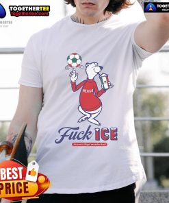 Top Mexico 'Fuck Ice' T-shirt with 'No One Is Illegal On Stolen Land' message, promoting immigrant rights and solidarity.