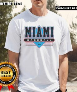 Top Miami Florida Baseball T-Shirt established 1993 featuring bold graphics and vibrant colors, perfect for fans.