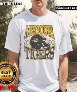 Top Missouri Tigers Classic Team Helmet T-Shirt featuring bold team logo and vibrant colors for fans and sports enthusiasts.