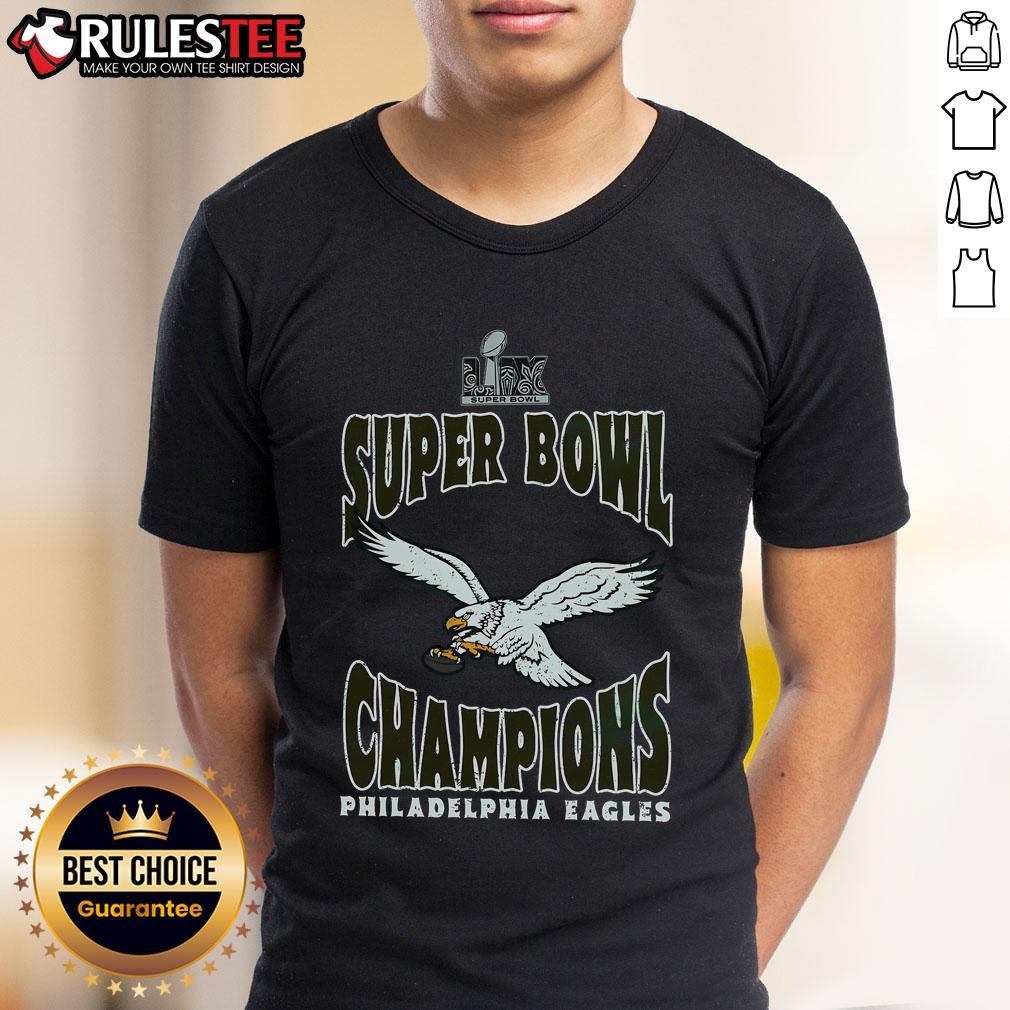 Top Philadelphia Eagles Majestic Threads Super Bowl Lix Champions Retro T Shirt Alt Text: Top Philadelphia Eagles Majestic Threads Super Bowl LIX Champions retro t-shirt featuring vibrant team graphics.