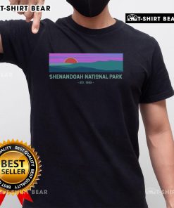 Top Retro Appalachian Trail T-Shirt featuring Blue Ridge and Shenandoah National Park design, perfect for outdoor enthusiasts.