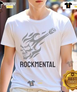 Top Rockmental Mosh Pit Gear T-Shirt featuring a bold graphic design, perfect for concert-goers and music enthusiasts.