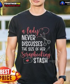 Top Scrapbooking Stash T-Shirt for passionate scrapbookers, featuring creative designs and vibrant colors.