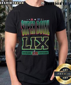Top Starter Super Bowl LIX T-Shirt featuring vibrant graphics for fans celebrating the big game in style.