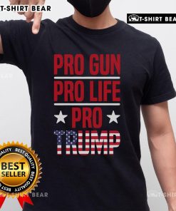 Alt Text: Top Trump Flag 2024 Republican T-Shirt featuring bold colors and patriotic design for Trump supporters.