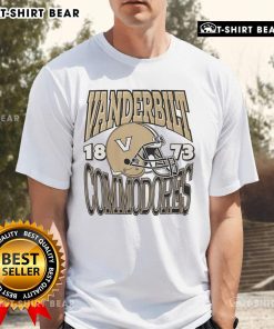 Vanderbilt Commodores classic team helmet T-shirt featuring a bold logo, perfect for fans and game day attire.