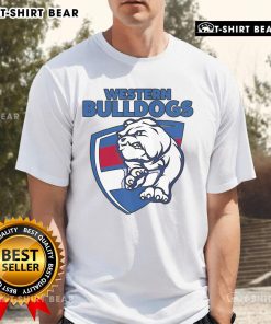 Top Western Bulldog Football Team T-Shirt featuring team logo and colors, perfect for fans and supporters of the Bulldogs.