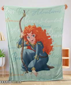 Disney Brave Merida Princess Blanket Fleece Customized Blanket