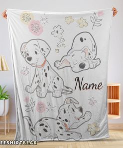 Disney Cartoon 101 Dalmatians Cute Blanket Fleece Customized Blanket