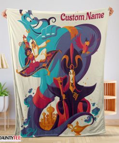 Aladdin And The Magic Lamp Disney Cartoon Blanket Customize Blanket